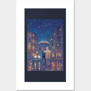 Raining stars Posters and Art